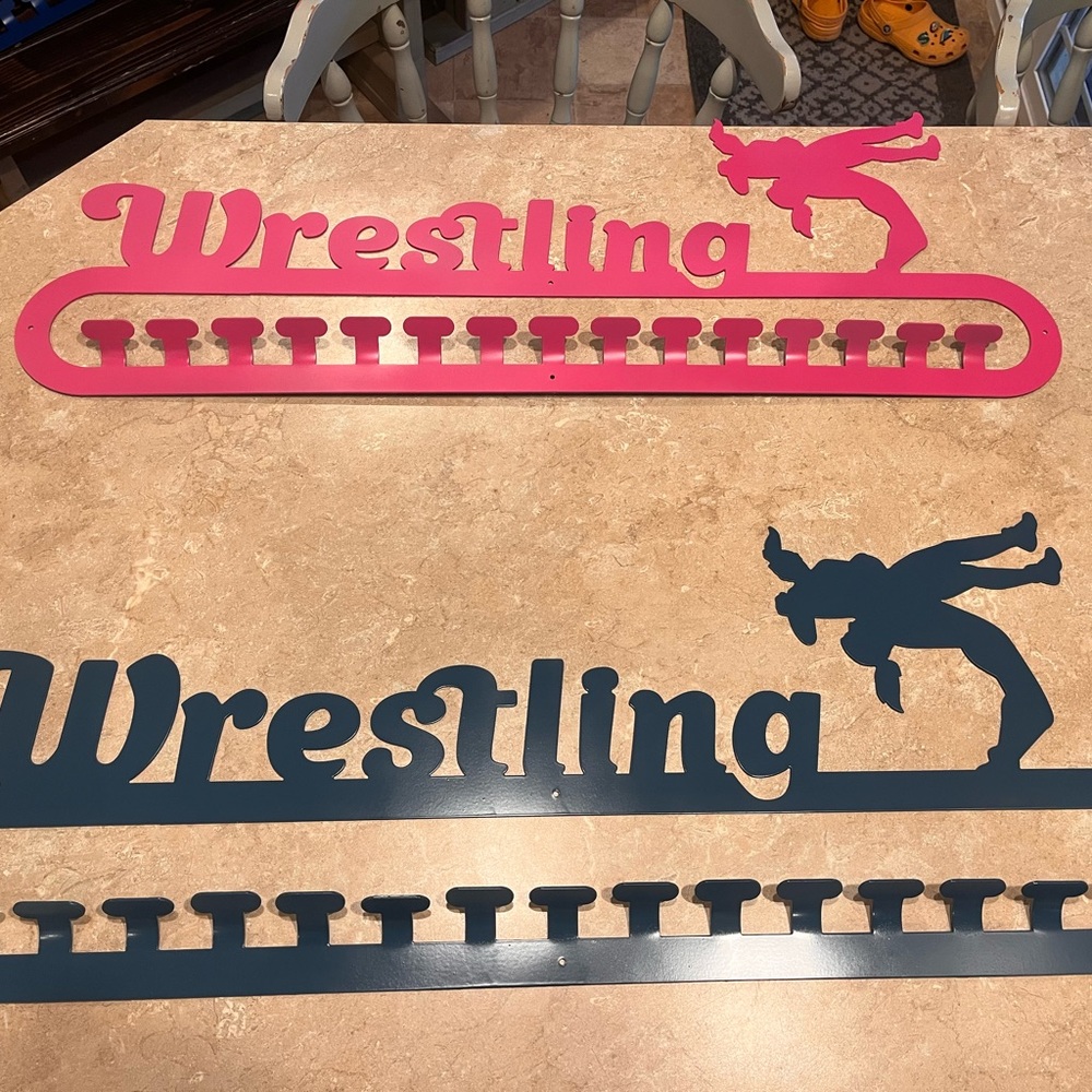 Wrestling medal holders for Girls and Boys